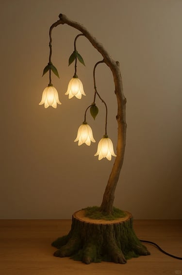 Modern outdoor floor lamp beside a lounge chair, creating a calm balcony lighting atmosphere.