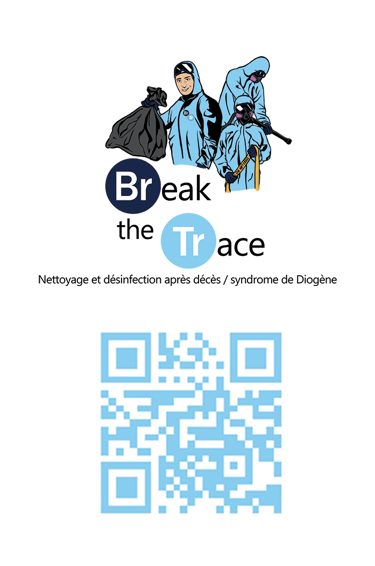 conception cartes de visite Break the Trace