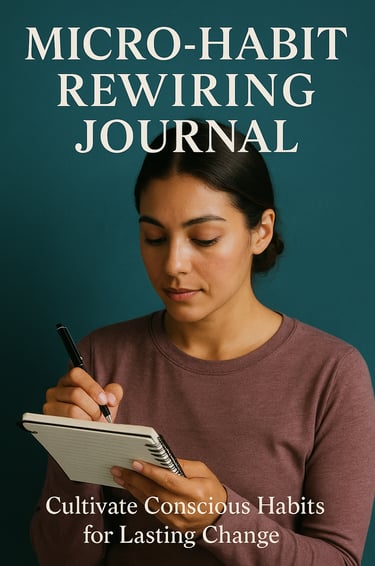 Micro-Habit Rewiring Journal – Transform Your Life in 5 Minutes a Day