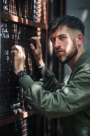 Portait homme en extérieur à Delémont 
