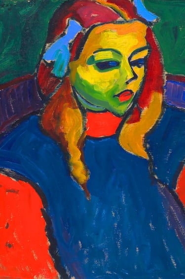 Kleurrijk schilderij – voorbeeld van expressief schilderen