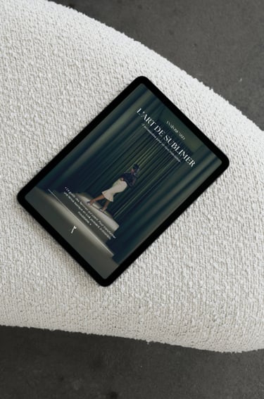 a tablet with a book on it and a book on the floor