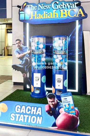 sewa mesin gachapon small cengkareng