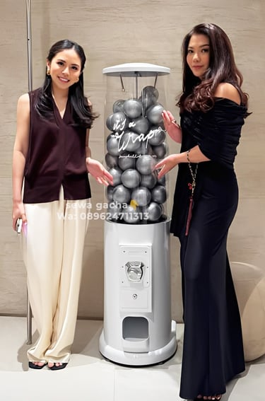 sewa mesin gachapon putih jabodetabek