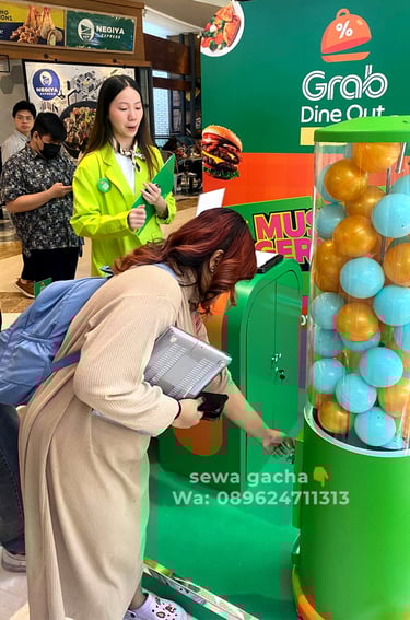 sewa mesin gacha | gachapon murah untuk event