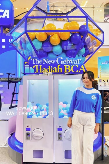 sewa giant jumbo gacha custom prisma gachapon