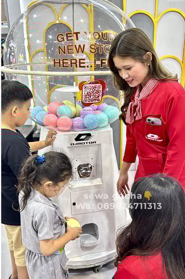 sewa mesin gachapon jumbo surabaya