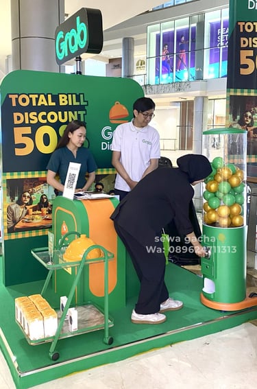 sewa mesin gacha gachapon tabung custom