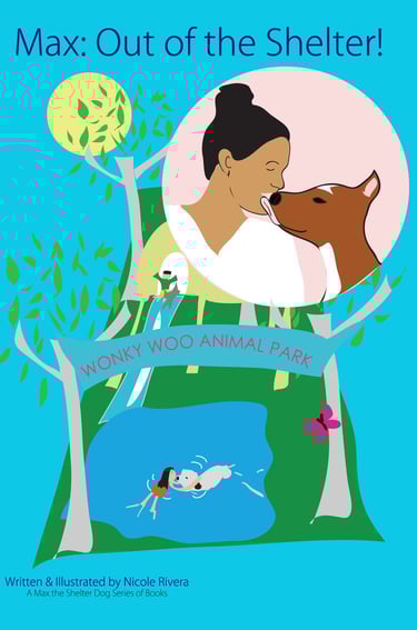 max: out of the shelter! children's book kids fun
