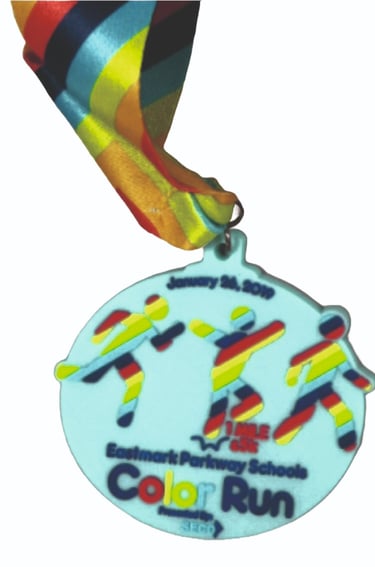 Running event Silicone Medal
