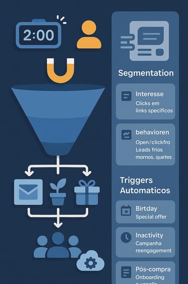 Automações Que Funcionam 24/7 Sem Sua Presença Funil de Nutrição Evergreen: Lead Magnet → Sequênci
