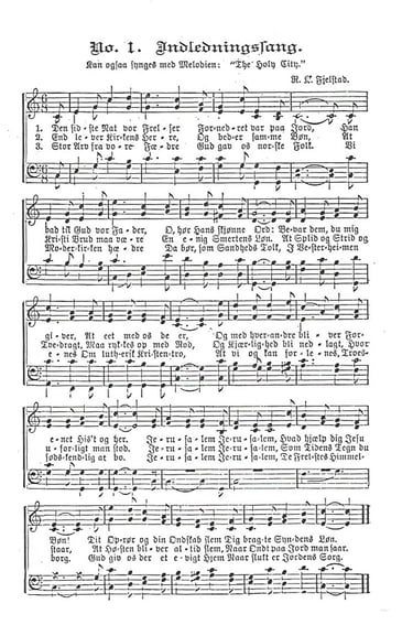 Sheet Music of Hymn 1