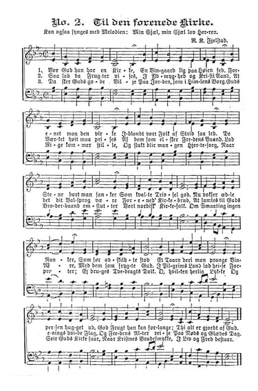 sheet music of hymn two