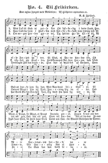 sheet music of hymn four