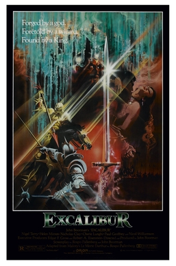 Excalibur film poster (directed by John Boorman, 1981)