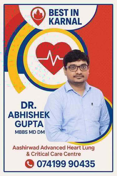 Image showing Dr. Abhishek Gupta - best cardiologist in Karnal