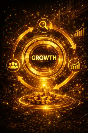 Amazon fba business growth and scaling strategy showing customer acquisition, retention, and revenue expansion