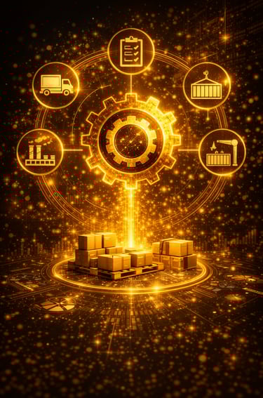 Amazon fba supply chain and product sourcing system showing logistics, inventory flow, and supplier network