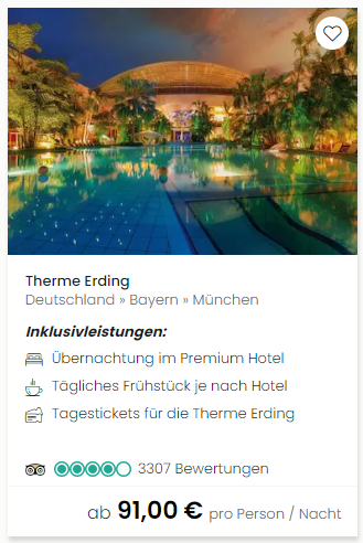 Travelcircus Thermenreise zur Therme Erding