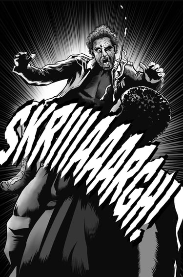 Fatal-Ray indie comic page crime noir fight