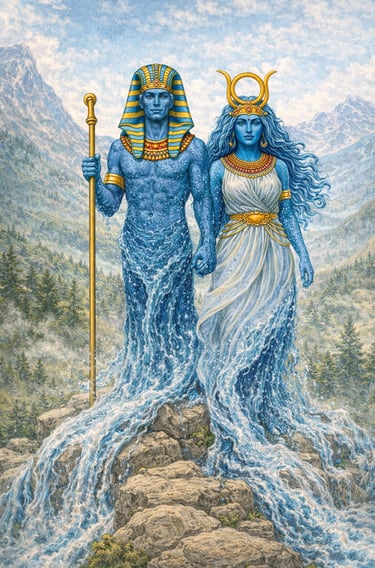 The Egyptian God was transformed yo Joshua nun to religious nun in the Bible