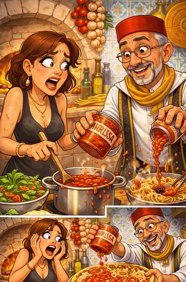 la harissa tunisienne dans tous les plats ...tous