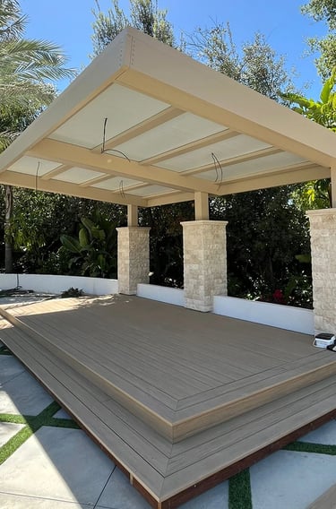 expert installation of insulated patio covers, flat pan covers, and custom pergolas. Riverside