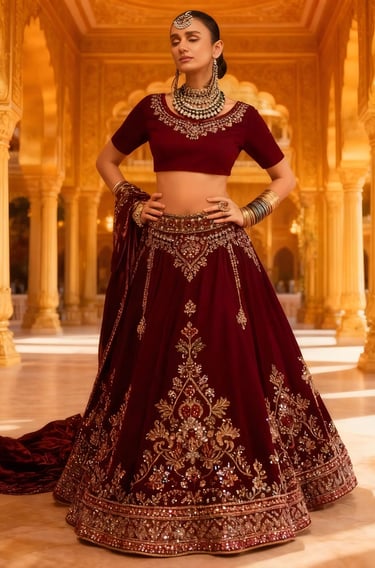 Paki Laal Lehenga