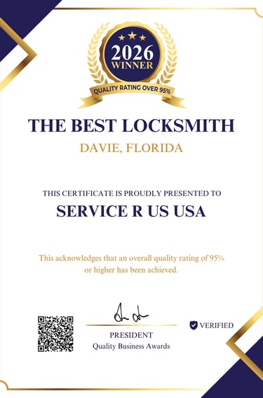 Best Locksmith Award