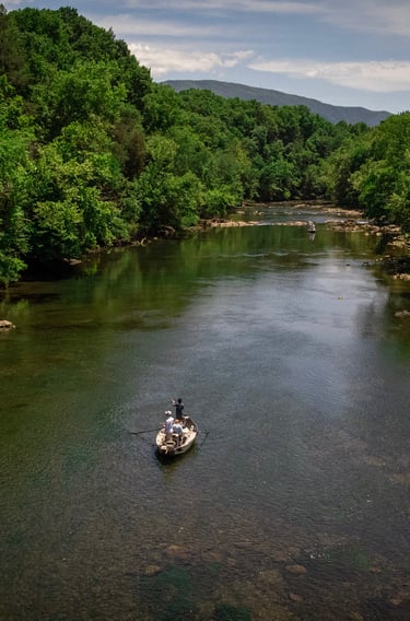June on the South Holston River in Tennessee.