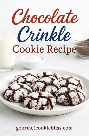 Chocolate Crinkle Cookie Recipe