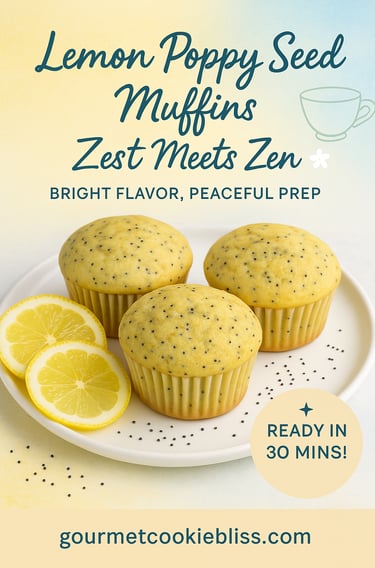 Lemon poppy seed muffins recipe