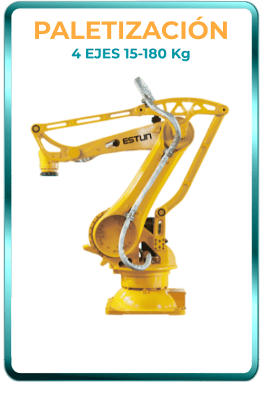 Robot industrial de paletización chino de calidad en México tipo Estun series ER