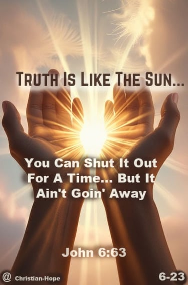 Truth Is Like The Sun