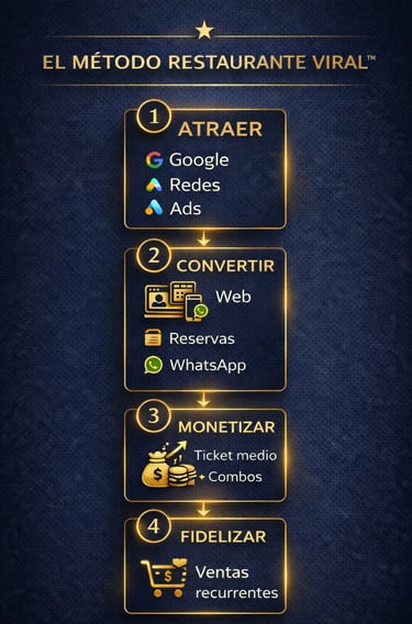 método restaurantes viral