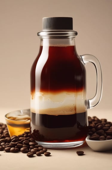 An assortment of colorful, artisanal coffee mugs on a wooden table.