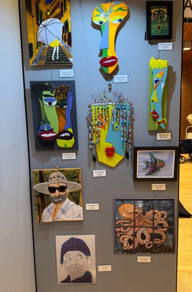 Full dispaly of Parallax Art Show