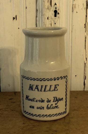 Vintage Maille mustard jar