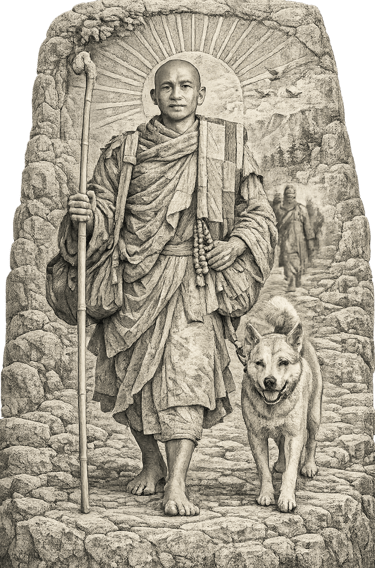 walkforpeace The Meaning of the Walk statue aloka