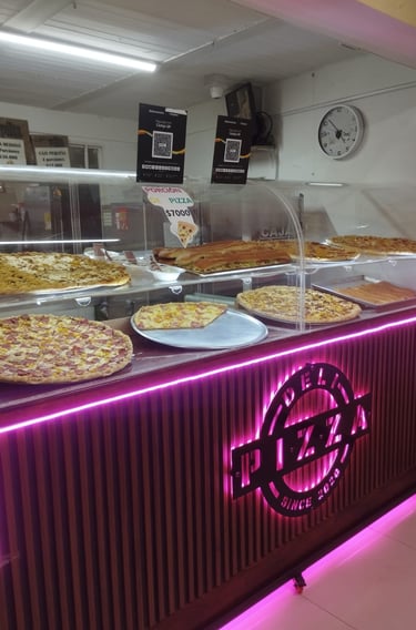 Variedad de pizzas en Delipizza Cajamarca Tolima