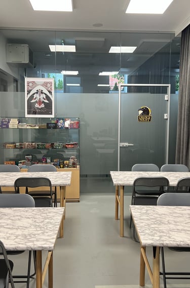 The play area in Crow's Nest TCG