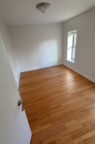 Estate property interior after professional junk removal