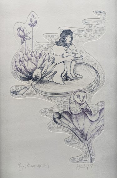 Roya rêveuse gravure rhénalon