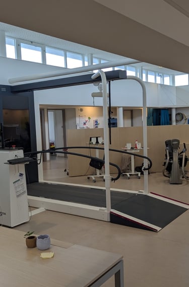 De oefenzaal bij Tante Louise