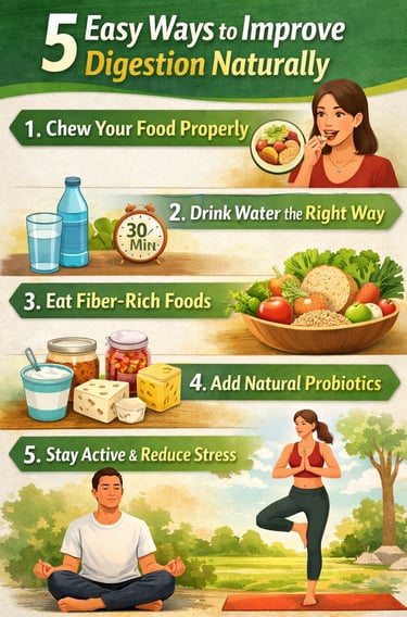 5 easy natural ways to improve digestion