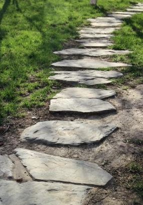 chemin de pierres illustrant l’accompagnement personnalisé en sophrologie face aux pathologies