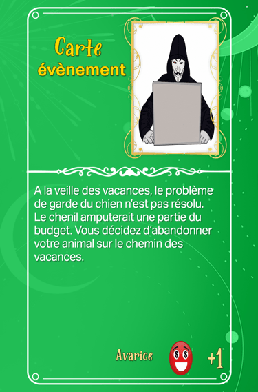 Eden le jeu de la vie carte evenement