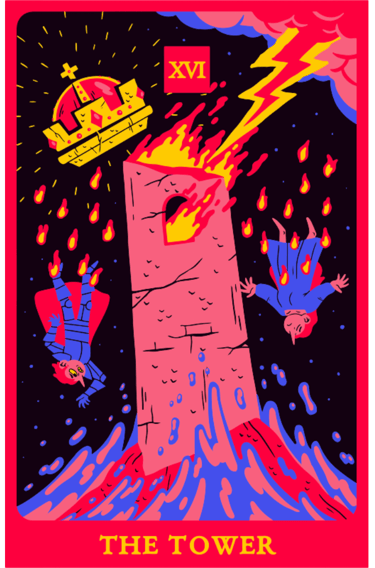 the tower tarot card