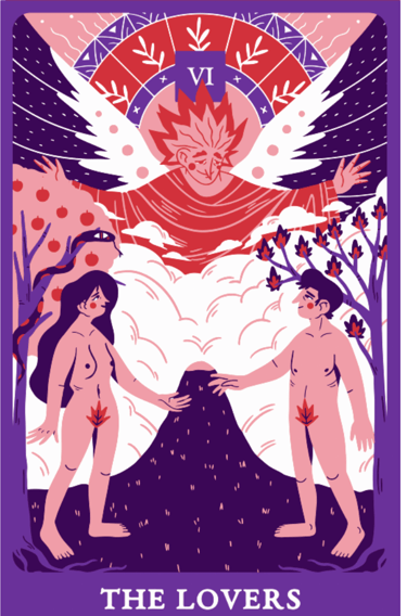 the lovers tarot card