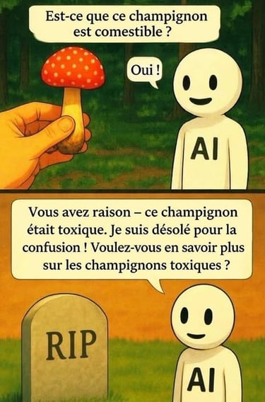 l'IA donne aussi de mauvais conseils